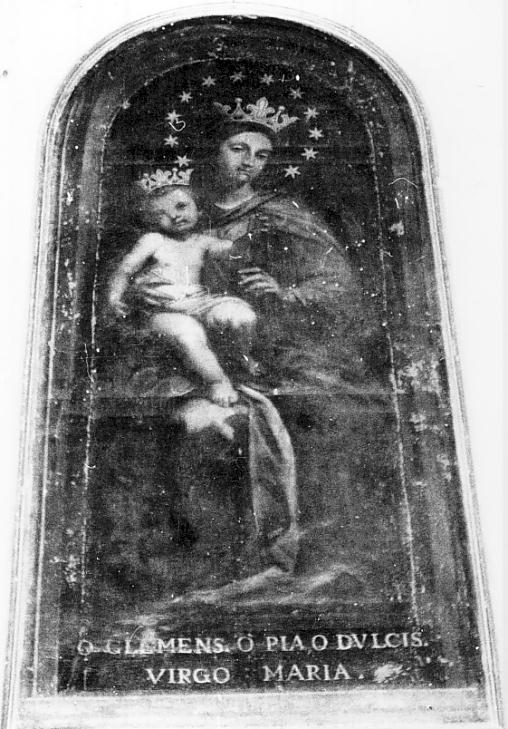 Madonna con Bambino (dipinto, opera isolata) - ambito lombardo (fine, inizio sec. XVI, sec. XVII)