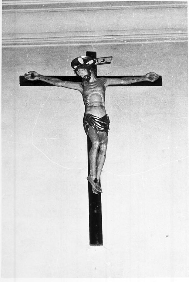 Cristo crocifisso (crocifisso, opera isolata) - ambito Italia settentrionale (seconda metà sec. XVIII)