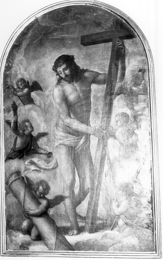 Cristo risorto (dipinto, opera isolata) - ambito Italia settentrionale (sec. XVI)