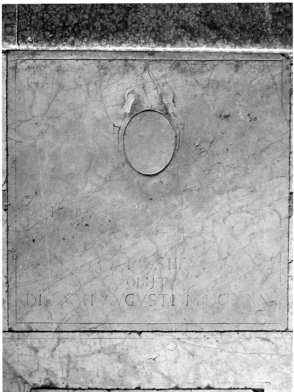 lapide tombale, opera isolata - ambito mantovano (sec. XVII)