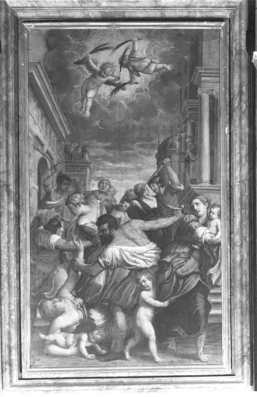 strage degli innocenti (dipinto, opera isolata) di Marone Pietro (attribuito) (inizio sec. XVII)