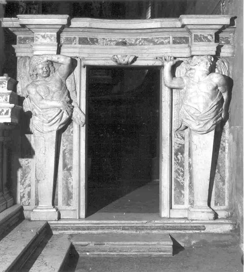 angeli (scultura, opera isolata) - ambito bresciano (sec. XVII)