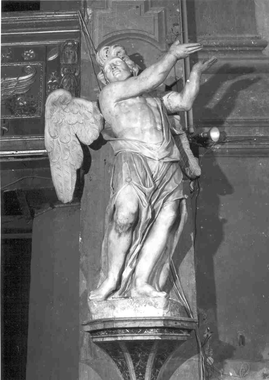 angelo (statua, pendant) - ambito bresciano (sec. XVII)