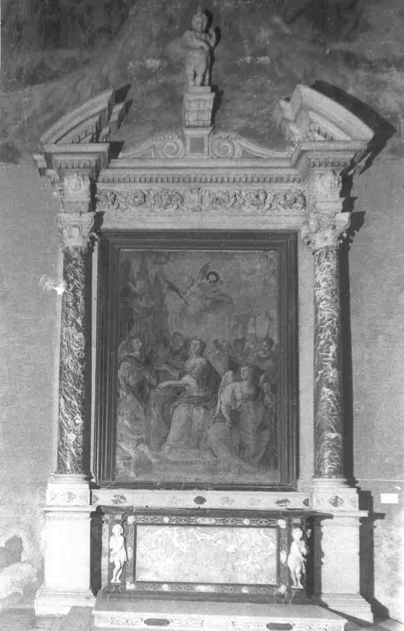 altare, opera isolata - ambito bresciano (fine/inizio secc. XVI/ XVII)