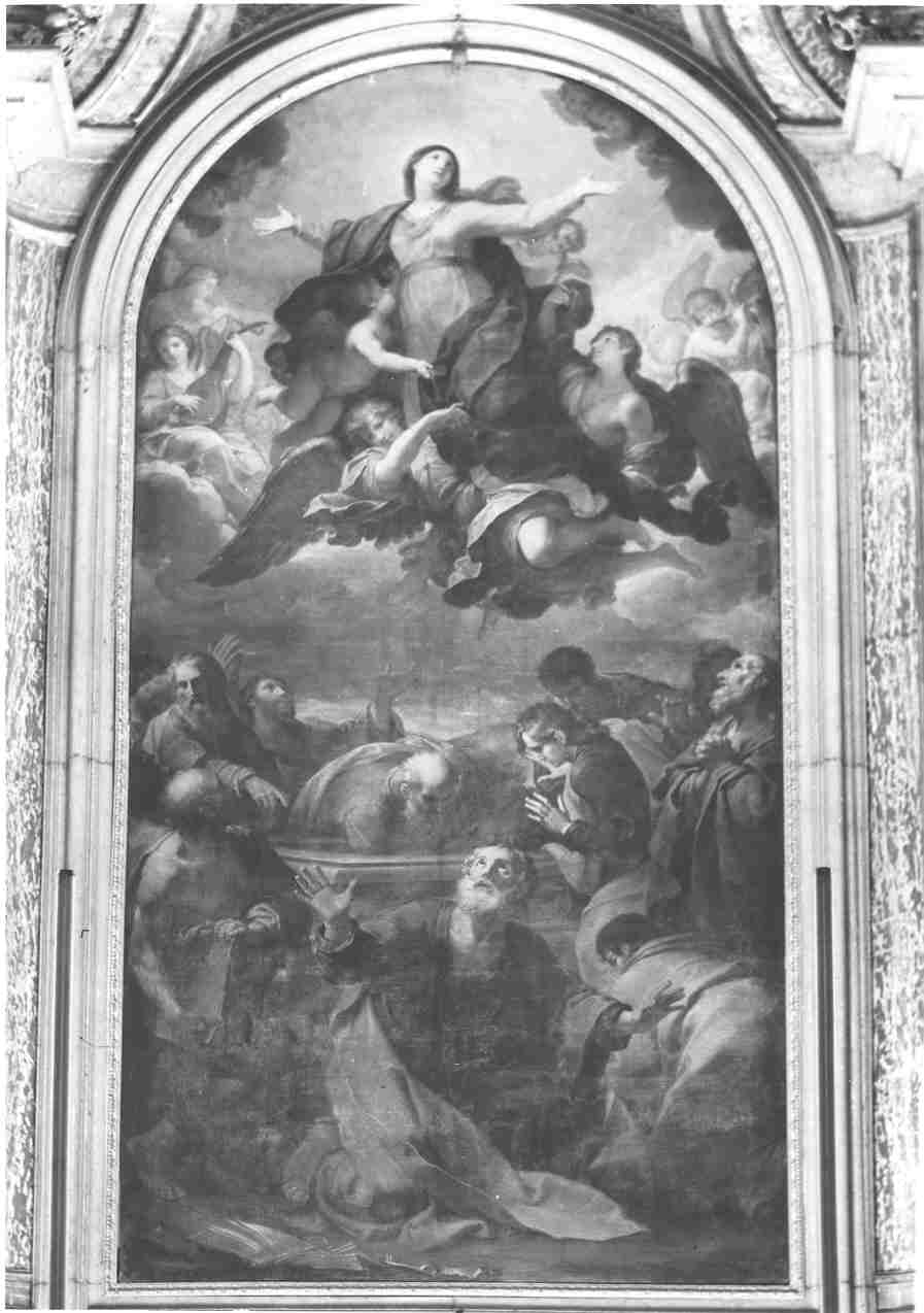 assunzione della Madonna (dipinto, opera isolata) di Zoboli Giacomo (sec. XVIII)