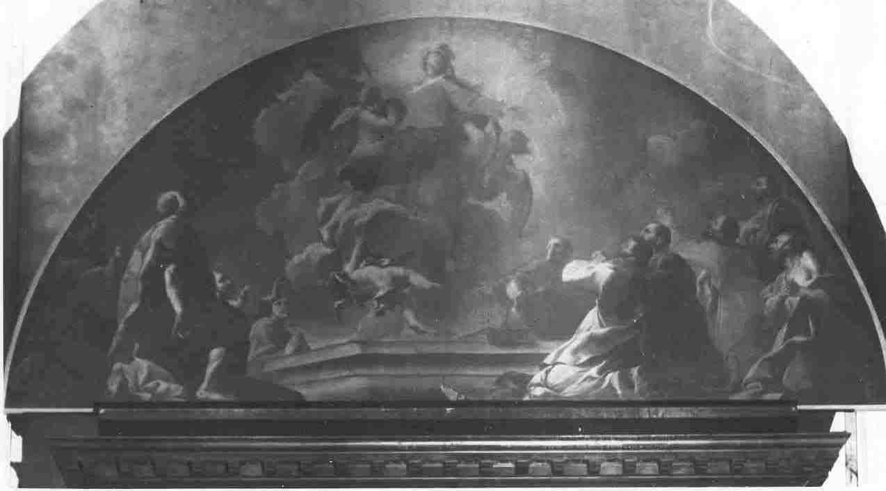 assunzione della Madonna (dipinto, opera isolata) di Tortelli Giuseppe (inizio sec. XVIII)