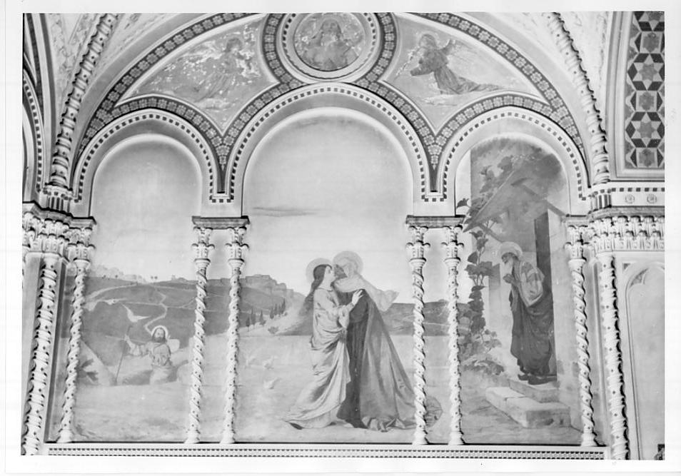 visitazione (dipinto, elemento d'insieme) di Faustini Modesto (sec. XIX)