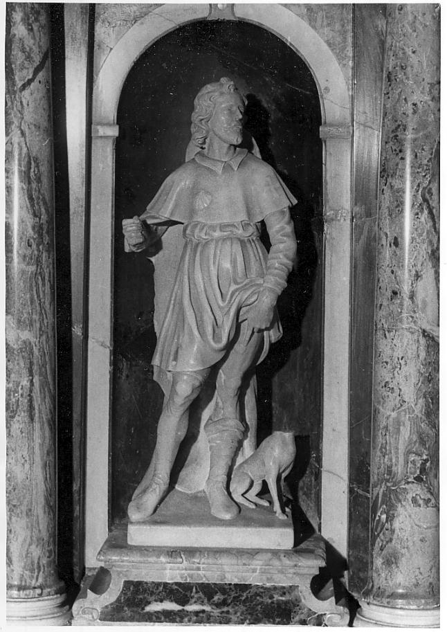 San Rocco (statua, elemento d'insieme) di Carra Antonio (primo quarto sec. XVII)