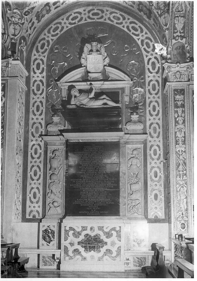 Tommaso Capriolo (monumento funebre, opera isolata) - ambito italiano (inizio sec. XVII)