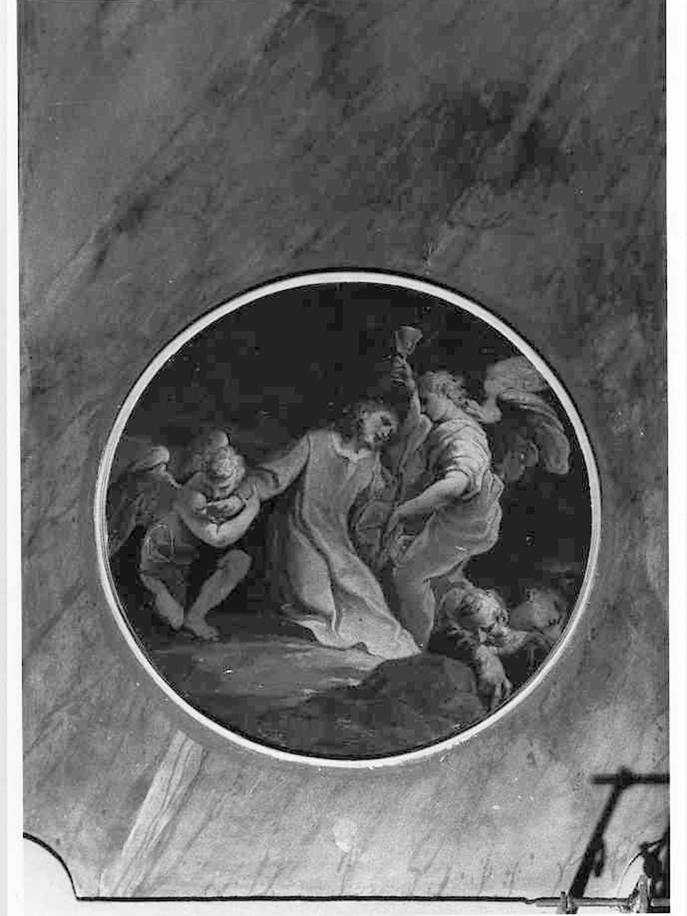 Gesù nell'orto degli ulivi (dipinto, opera isolata) di Tortelli Giuseppe (fine sec. XVII)