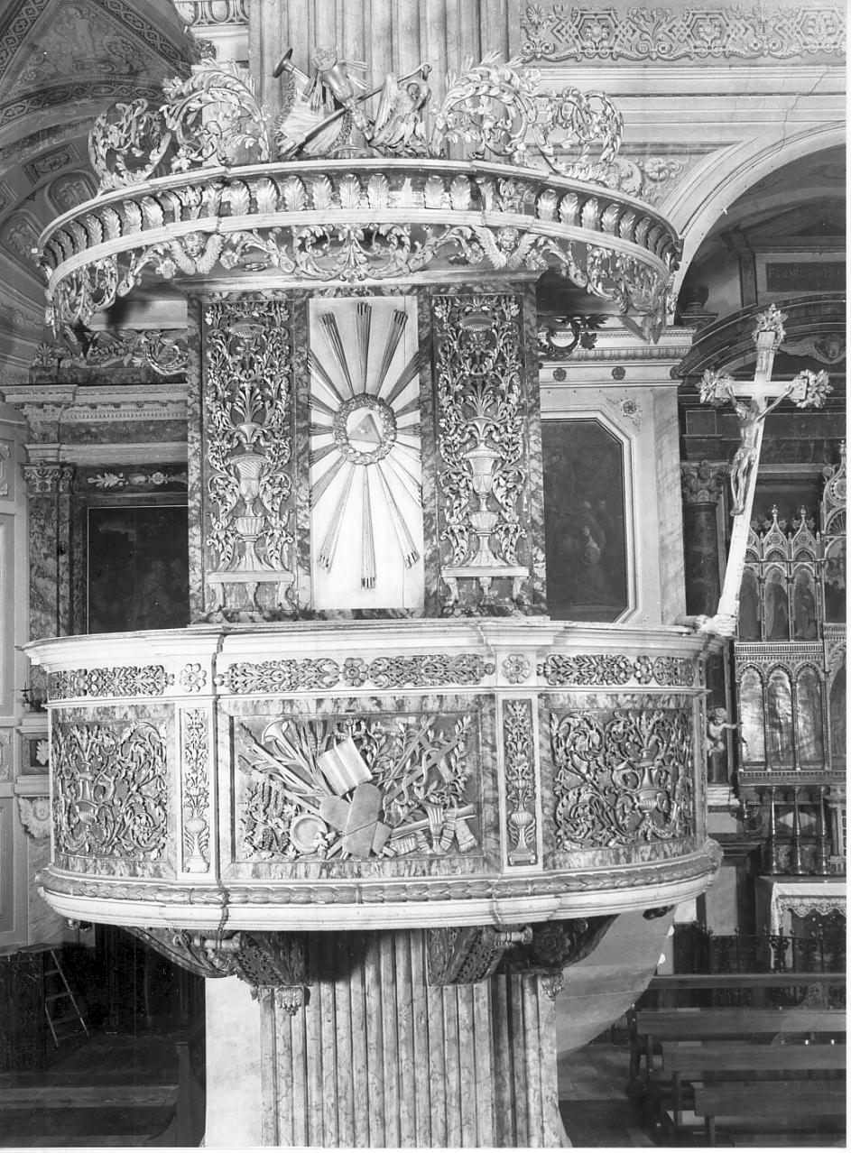 pulpito, opera isolata di Bottazzi Pietro (secondo quarto sec. XIX)