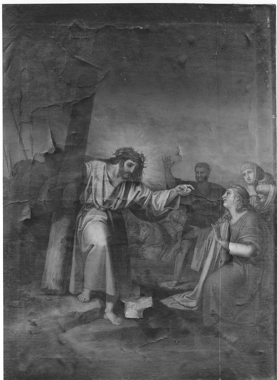 Cristo consola le pie donne (Via Crucis, opera isolata) di Damiani Giacomo (sec. XIX)