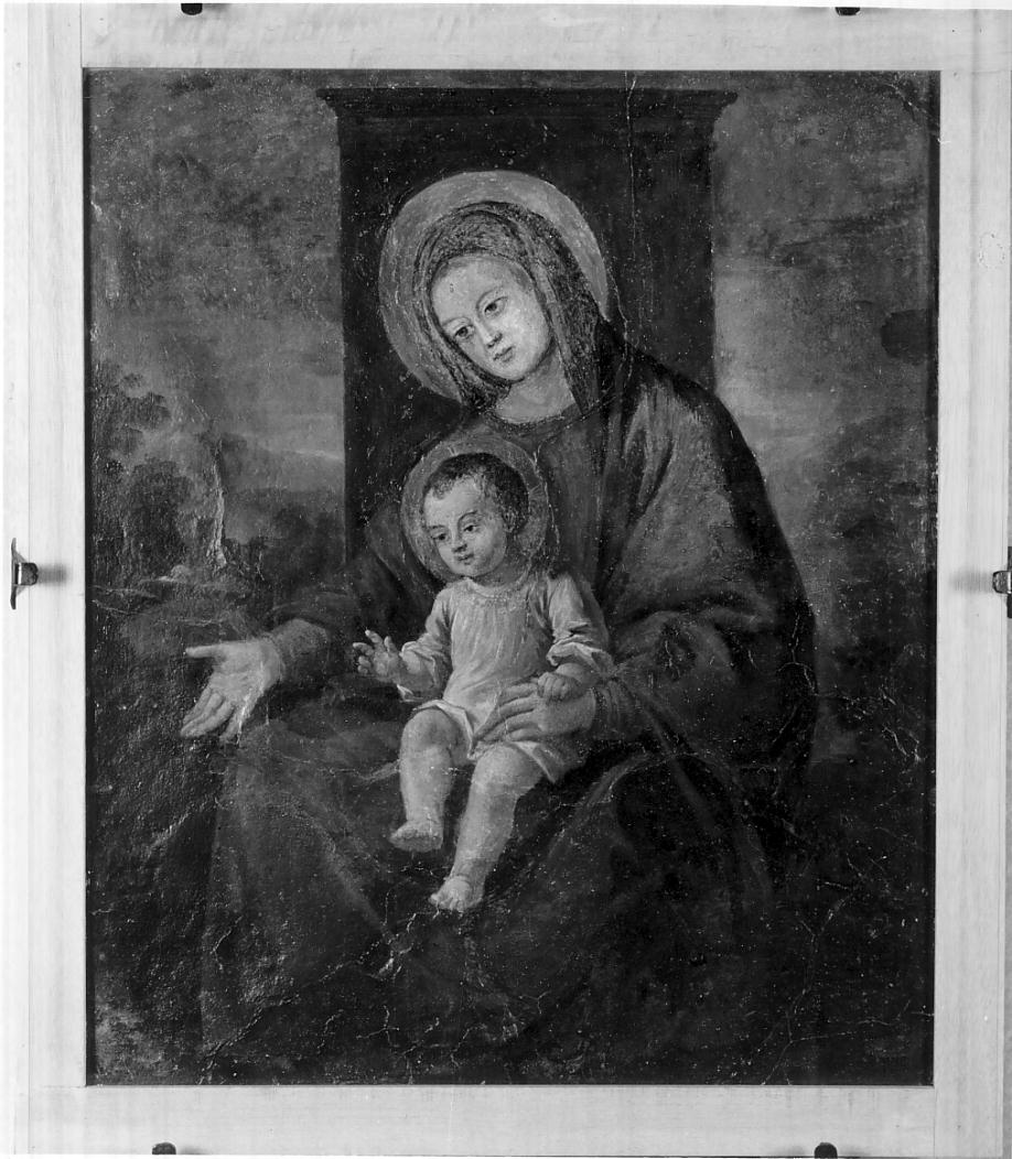 Madonna col Bambino detta Madonna delle Nevi (dipinto, opera isolata) - ambito bresciano (sec. XVI)