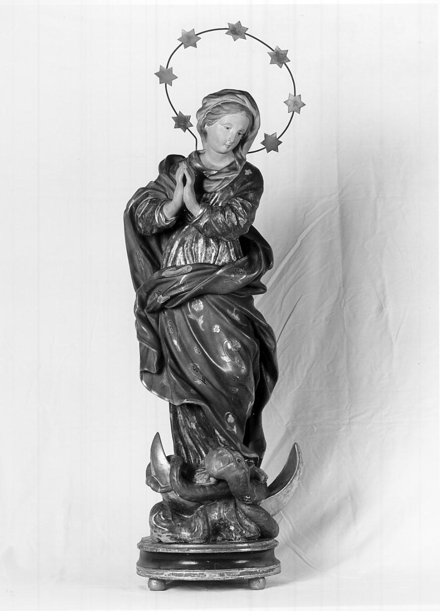 Immacolata Concezione (statua, opera isolata) - ambito bresciano (prima metà sec. XVIII)