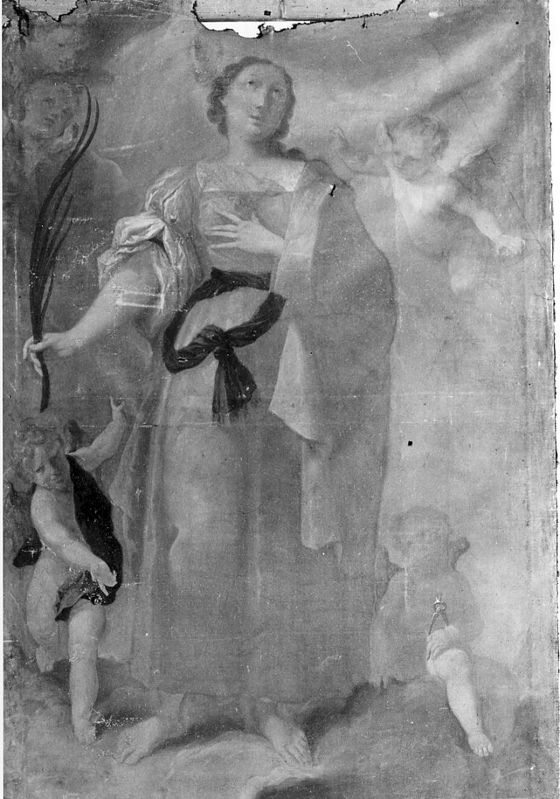 Sant'Apollonia (dipinto, ciclo) di Tortelli Giuseppe (prima metà sec. XVIII)