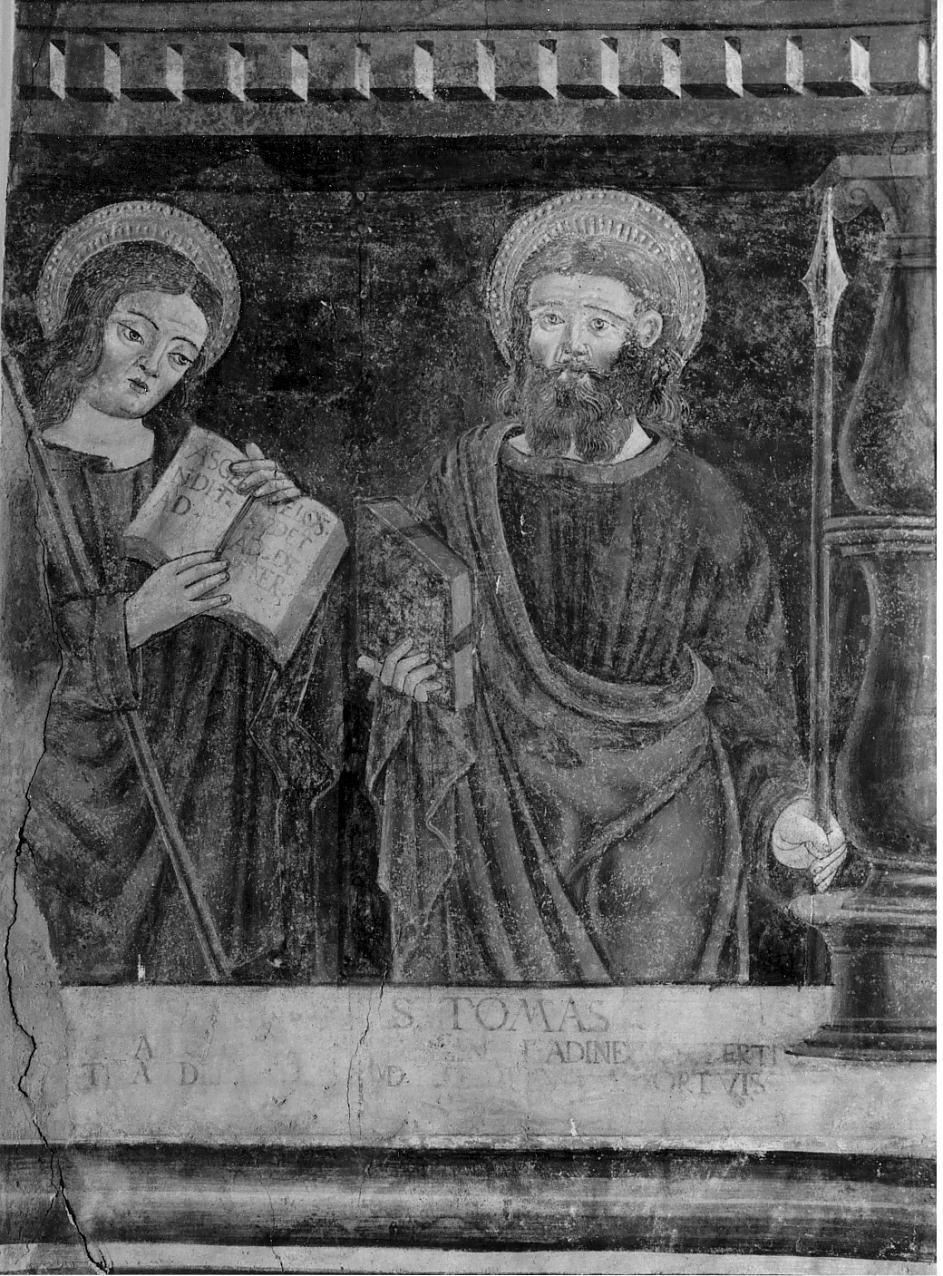 San Tommaso e Santo apostolo (dipinto, elemento d'insieme) - ambito bresciano (sec. XVI)