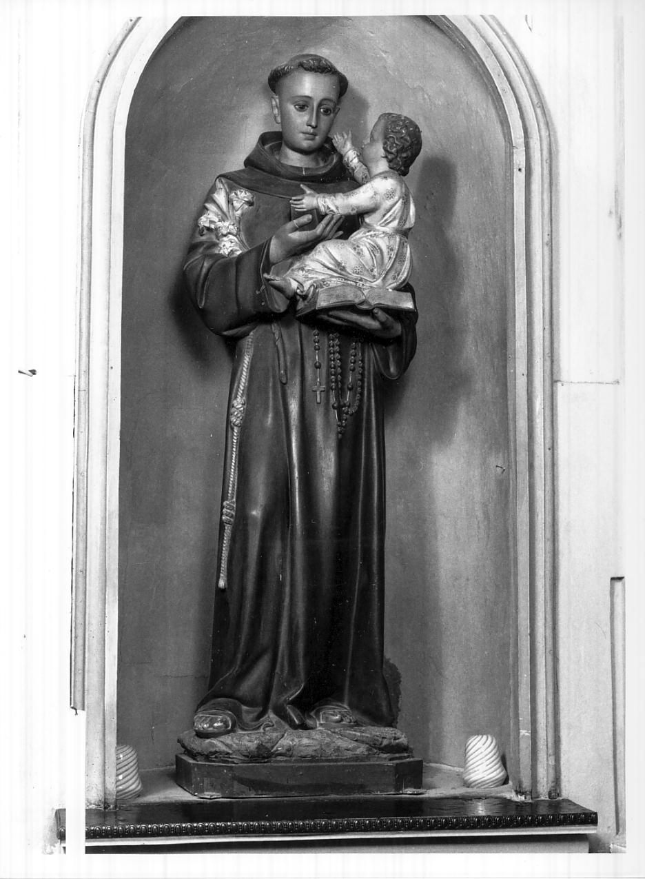 Sant'Antonio da Padova (statua, opera isolata) - ambito mantovano (primo quarto sec. XX)