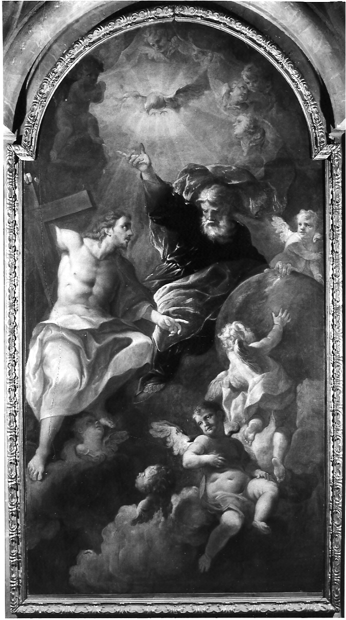 Trinità (dipinto, opera isolata) di Tortelli Giuseppe (sec. XVIII)