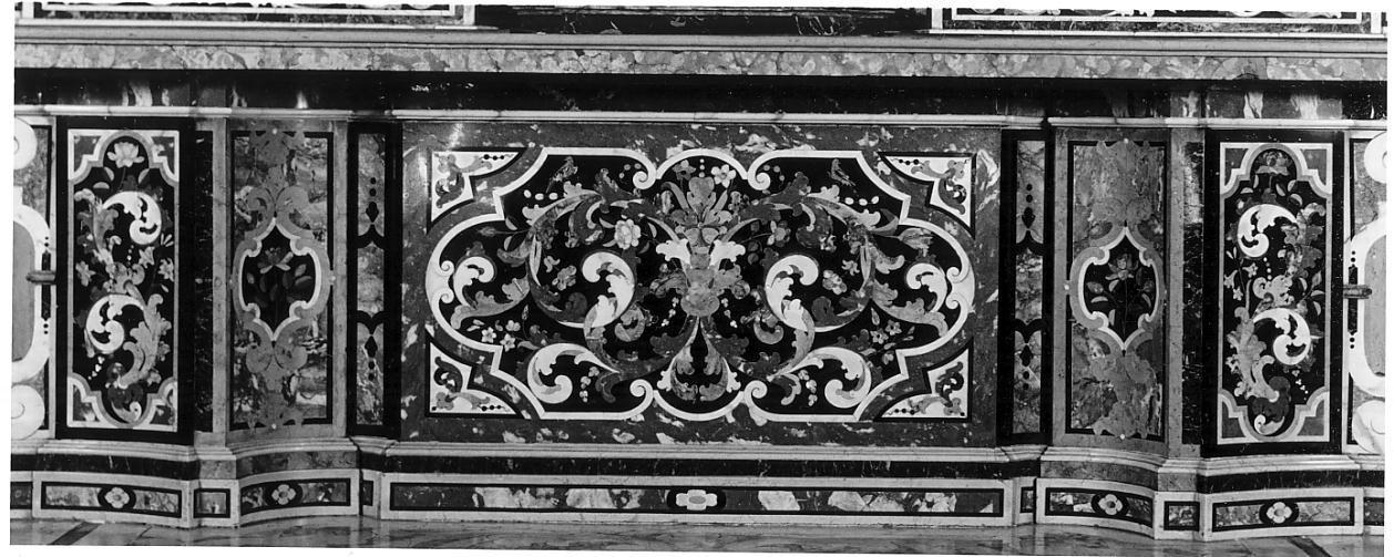 paliotto, elemento d'insieme di Baroncini Giovan Paolo (sec. XVIII)