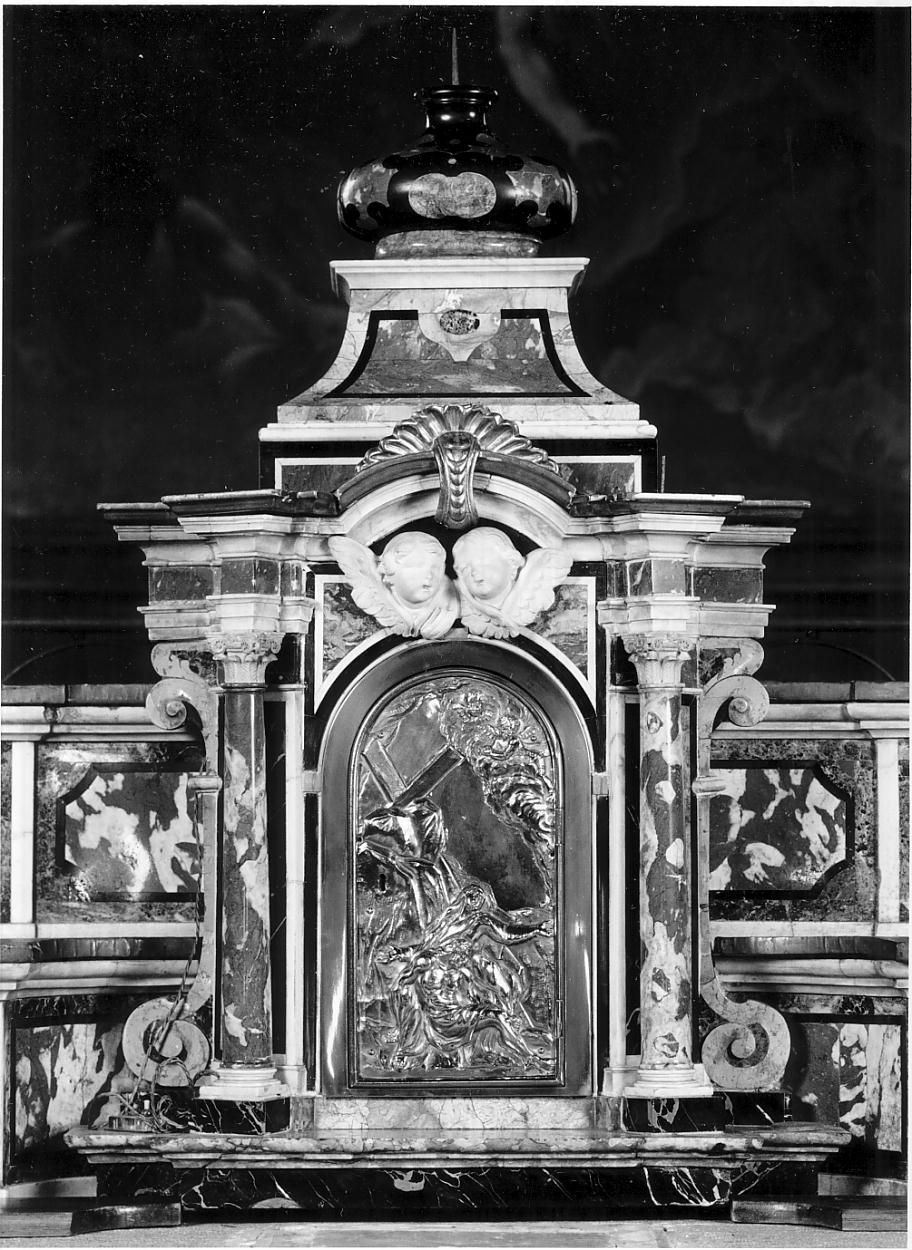 tabernacolo, elemento d'insieme di Baroncini Giovan Paolo (sec. XVIII)