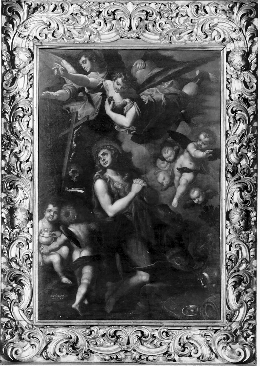 Santa Maria Maddalena penitente (dipinto, elemento d'insieme) di Gandino Antonio (sec. XVII)