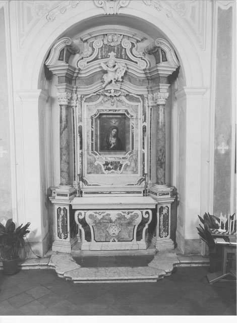 altare, elemento d'insieme - manifattura mantovana (metà sec. XVIII)
