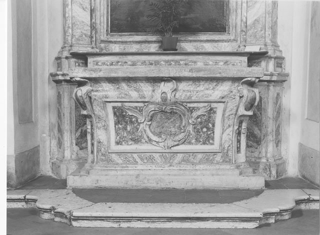 altare - a mensa, elemento d'insieme - manifattura mantovana (metà sec. XVIII)