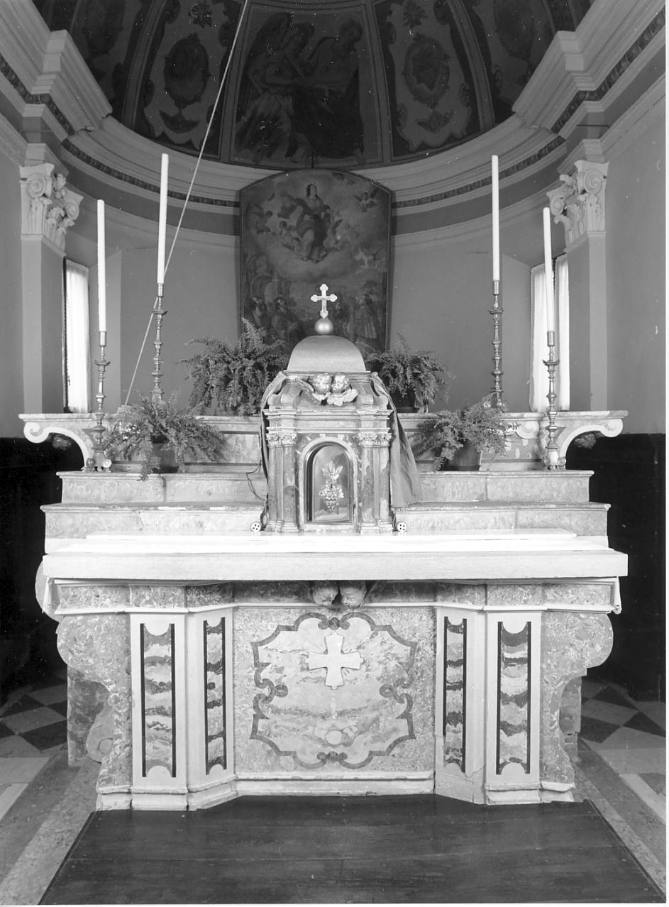 altare maggiore, opera isolata - ambito mantovano (sec. XVIII)