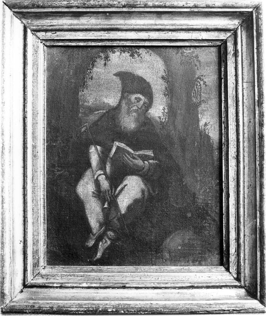 Sant'Antonio Abate (dipinto, opera isolata) - ambito ferrarese (seconda metà sec. XVII)