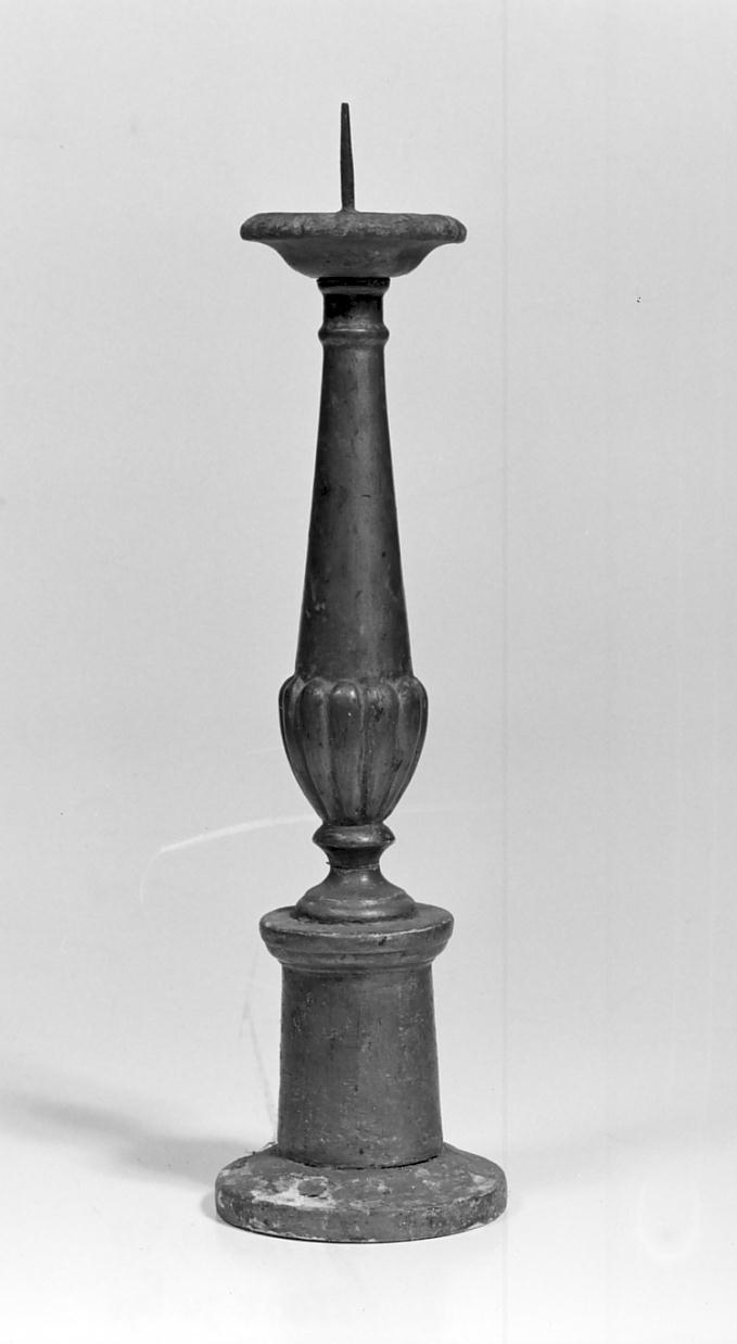 candelabro, serie - manifattura cremonese (primo quarto sec. XIX)