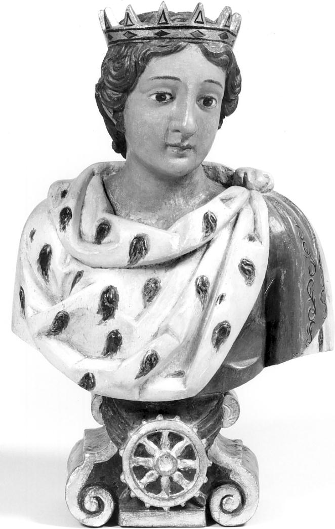 S. Caterina d'Alessandria (busto, opera isolata) - ambito bresciano (prima metà sec. XIX)