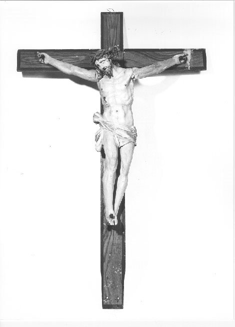 Cristo crocifisso (statua, opera isolata) - produzione mantovana (prima metà sec. XIX)