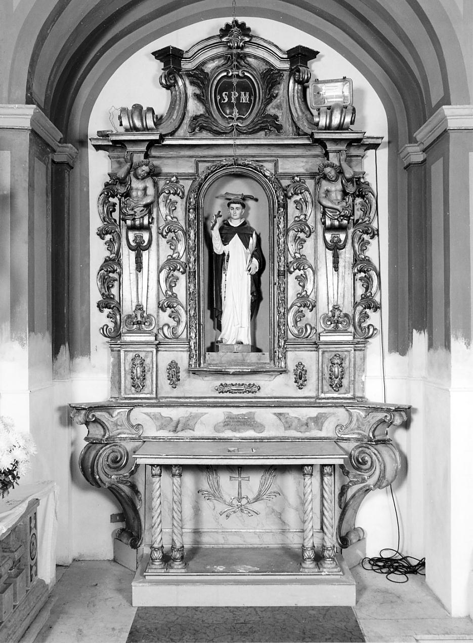 altare - a edicola, insieme - ambito cremonese (seconda metà sec. XVII, sec. XIX)