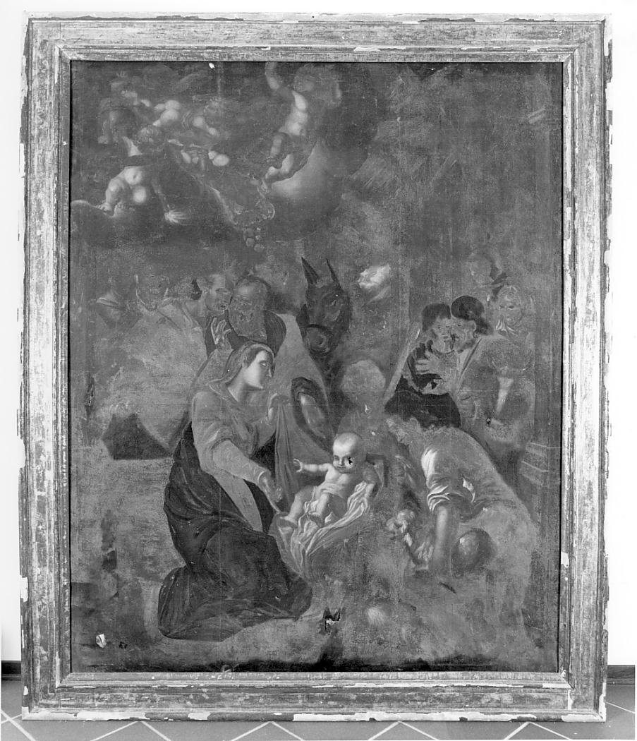adorazione dei pastori (dipinto, opera isolata) - ambito cremonese (prima metà sec. XVII)