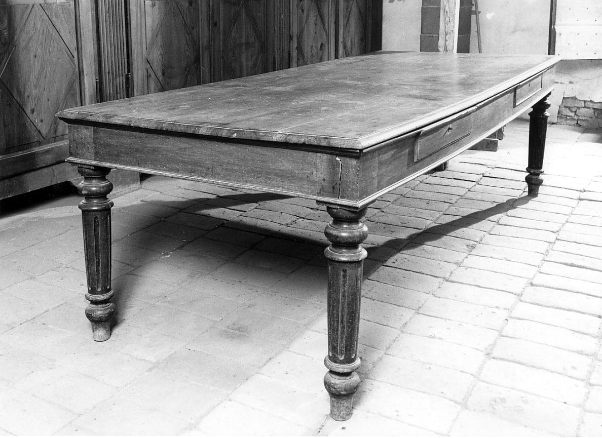 tavolo, opera isolata - ambito cremonese (seconda metà sec. XIX)