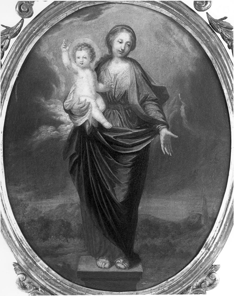 Madonna con Bambino (dipinto, elemento d'insieme) - ambito cremonese (seconda metà sec. XVIII)