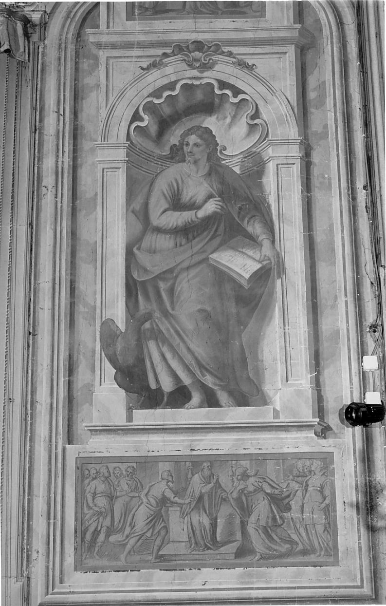 quattro evangelisti (dipinto, complesso decorativo) di Rama Camillo (prima metà sec. XVIII)