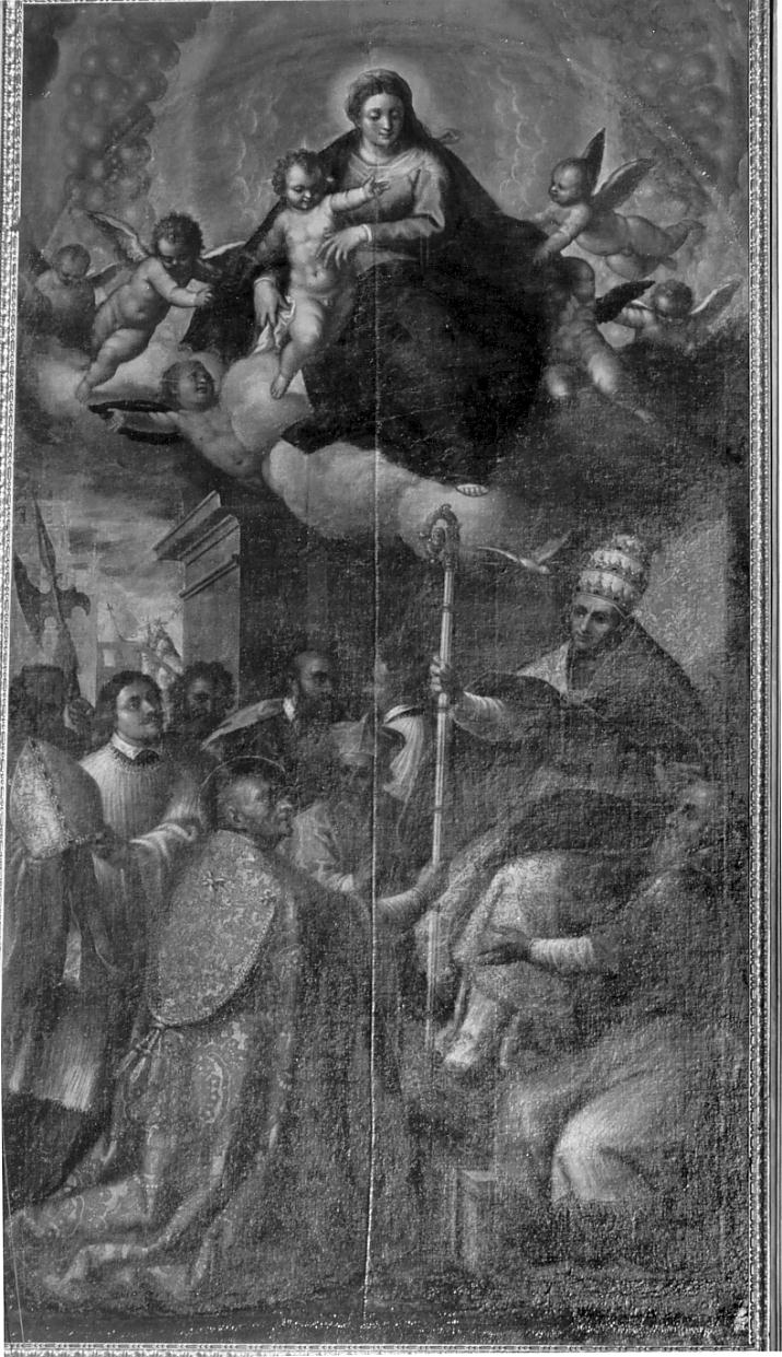 S. Gregorio consacra il vescovo Paterio (pala d'altare, opera isolata) di Rama Camillo (prima metà sec. XVII)