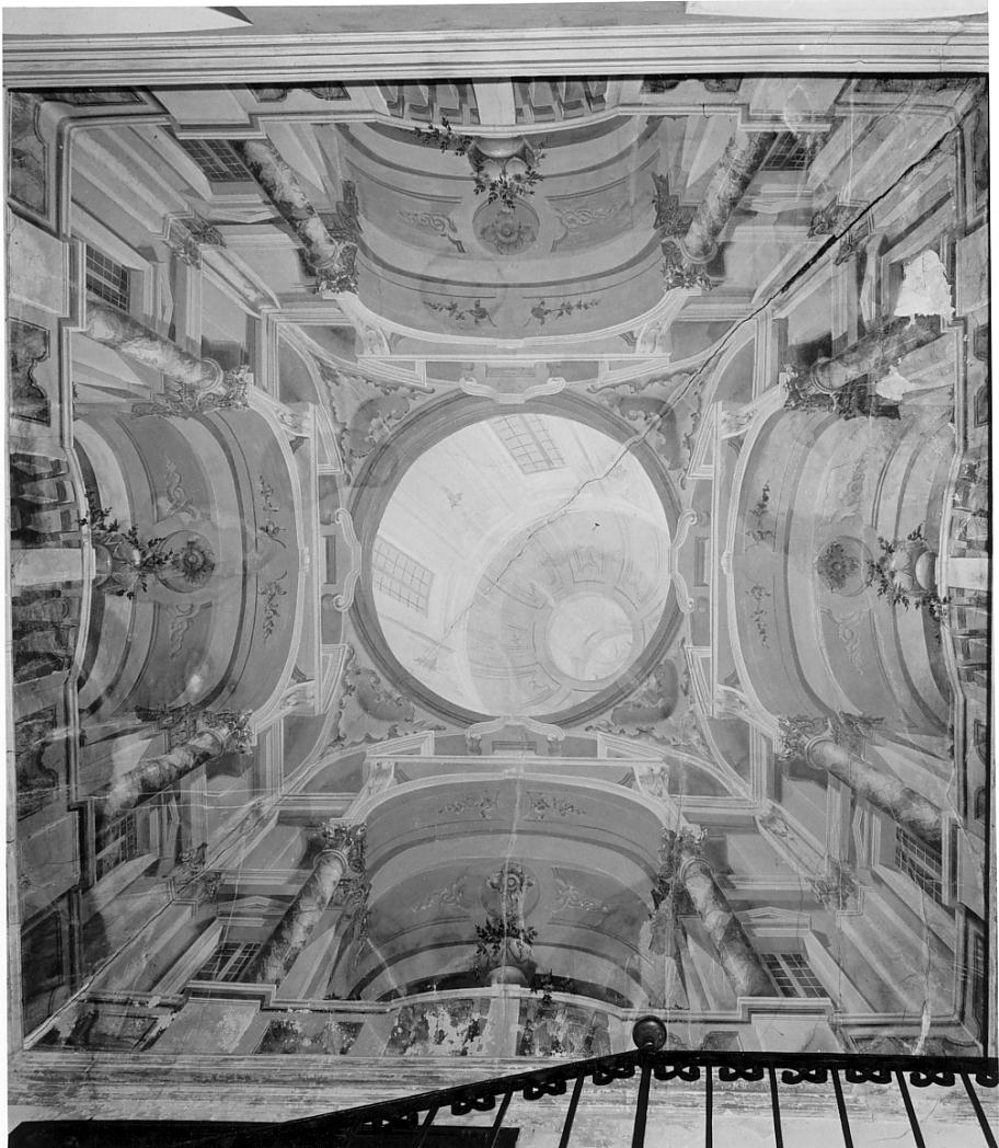 architettura illusionistica (dipinto, complesso decorativo) di Mazza Antonio (seconda metà sec. XVIII)