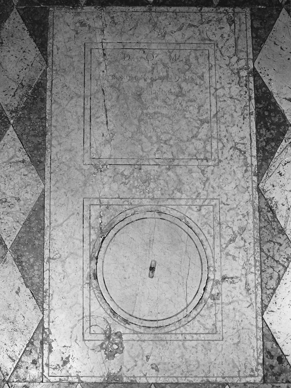 lapide tombale, opera isolata - ambito bresciano (sec. XVIII)