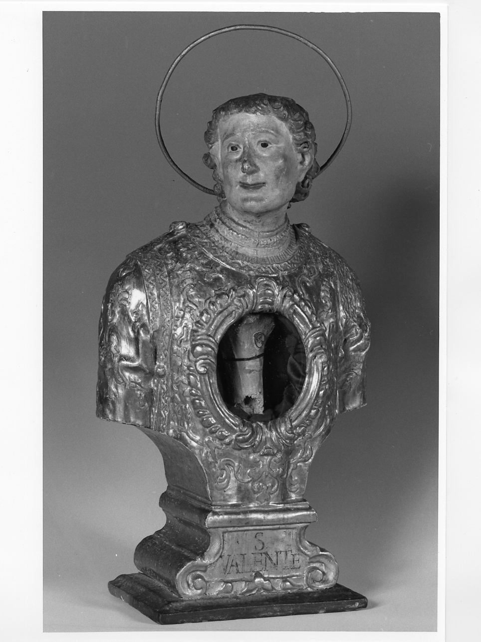San Valente (reliquiario - a busto, opera isolata) - bottega bresciana (seconda metà sec. XVII)