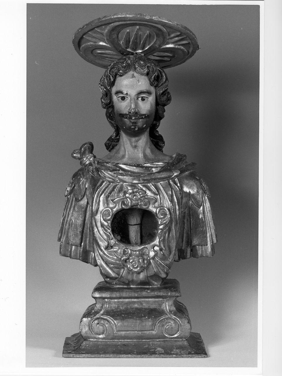 reliquiario - a busto, opera isolata - bottega bresciana (seconda metà sec. XVII)