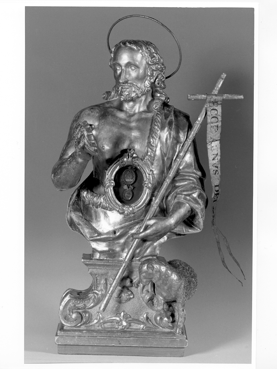 San Giovanni Battista (reliquiario - a busto, opera isolata) - bottega bresciana (prima metà sec. XVIII)