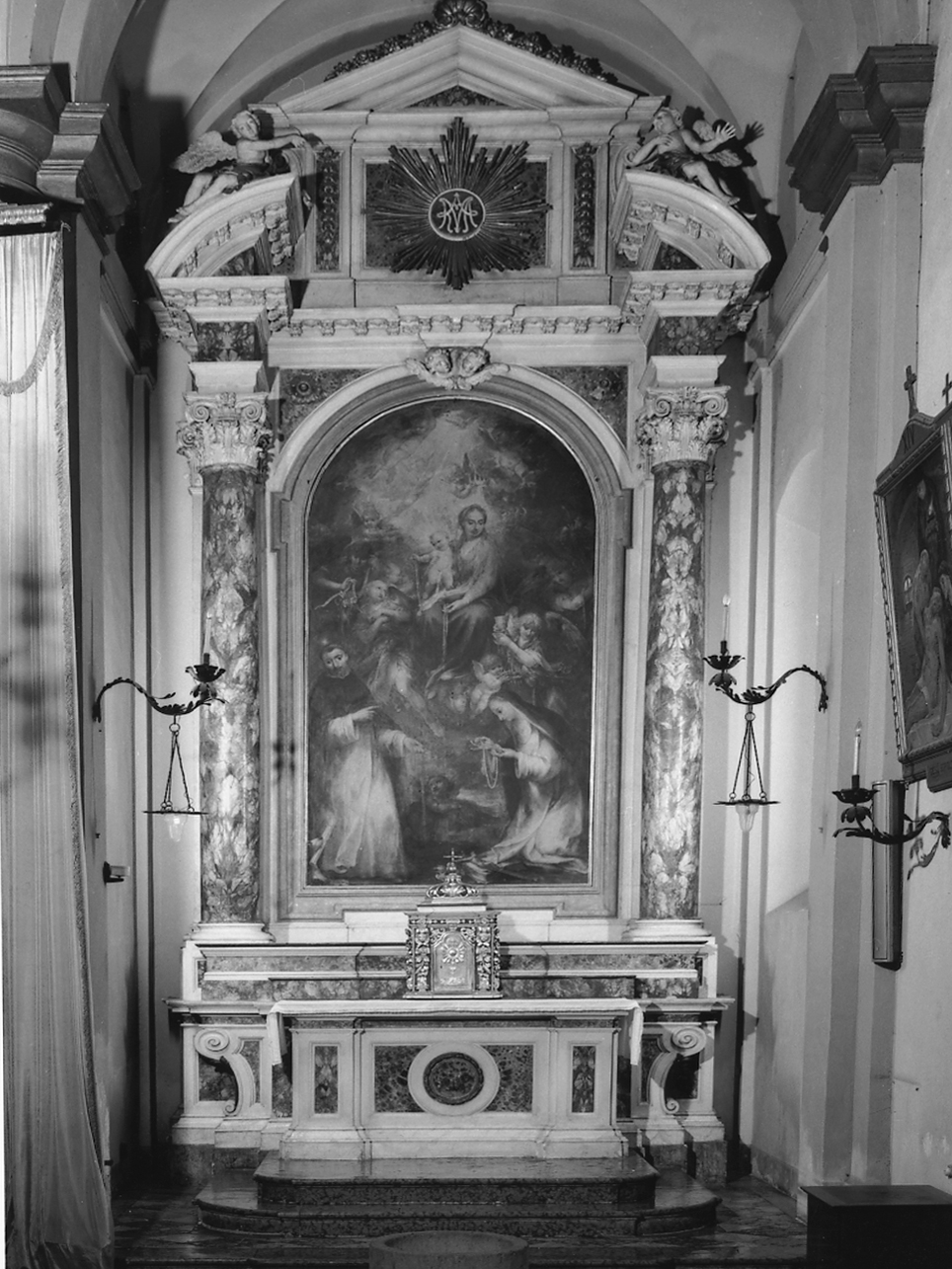 altare, opera isolata di Peduzzi Ercole (ultimo quarto sec. XVIII)