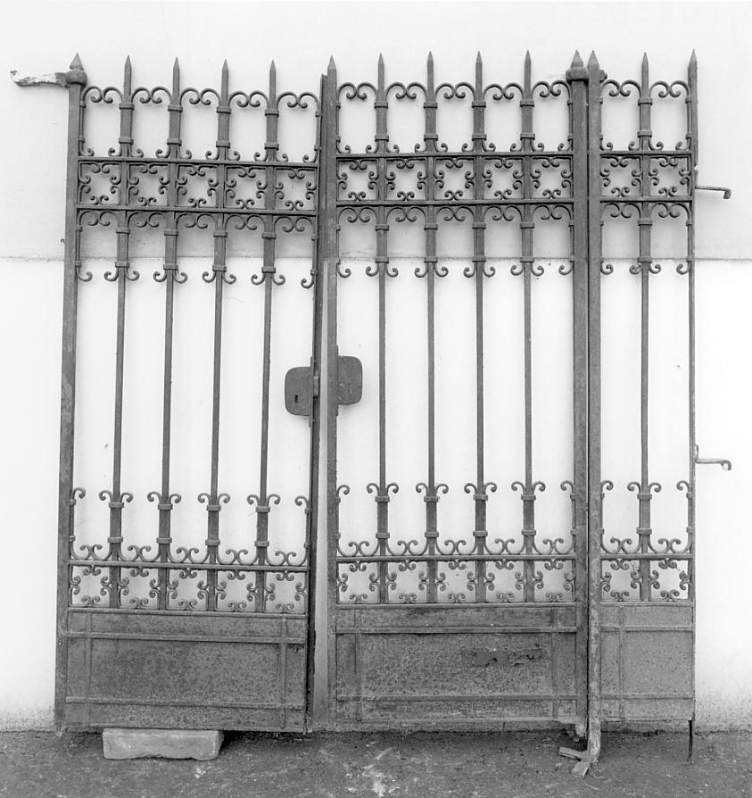 cancello, opera isolata - ambito cremonese (sec. XIX)