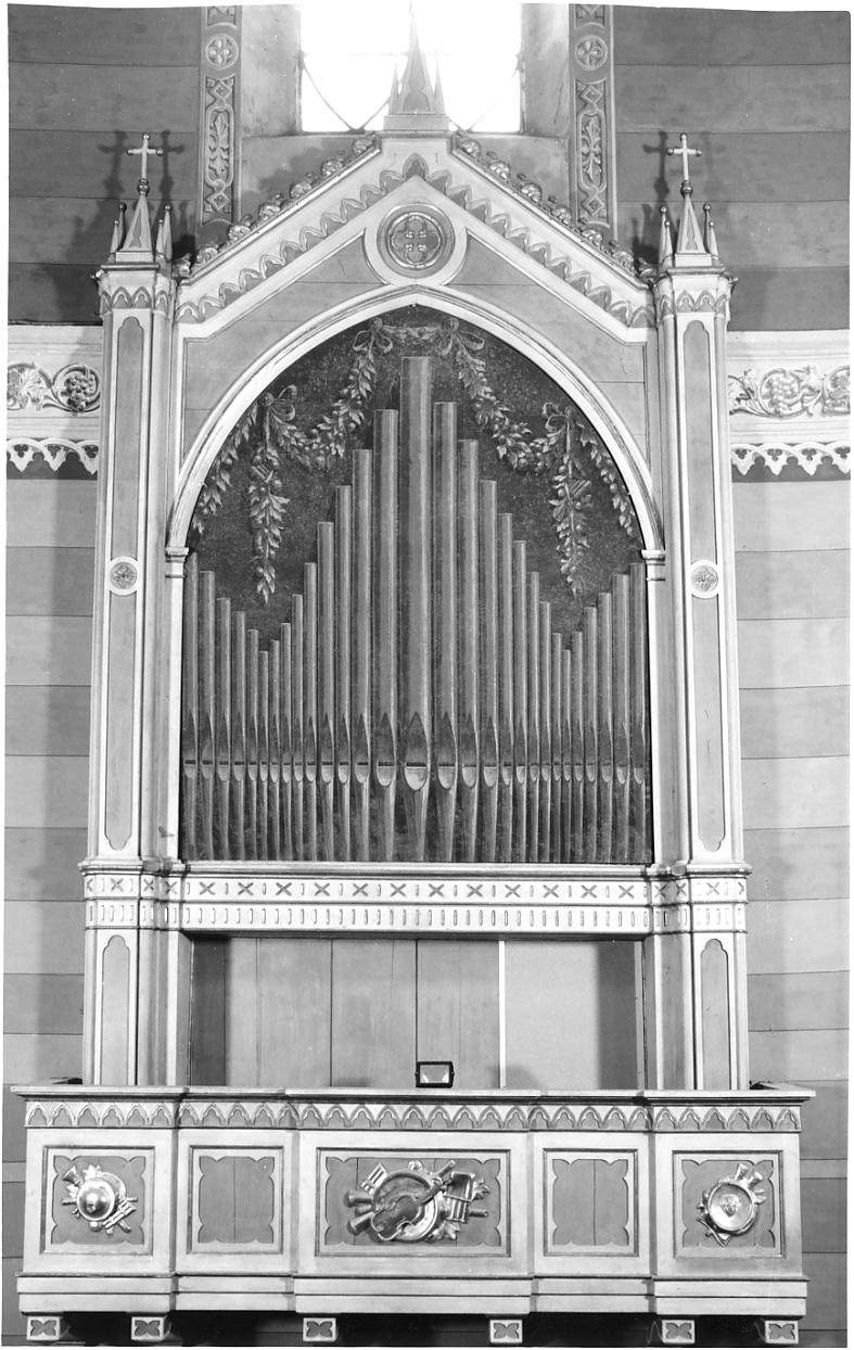 cassa d'organo, serie di Scotti R, Mantovani, Zambelli Giovanni (primo quarto sec. XX)