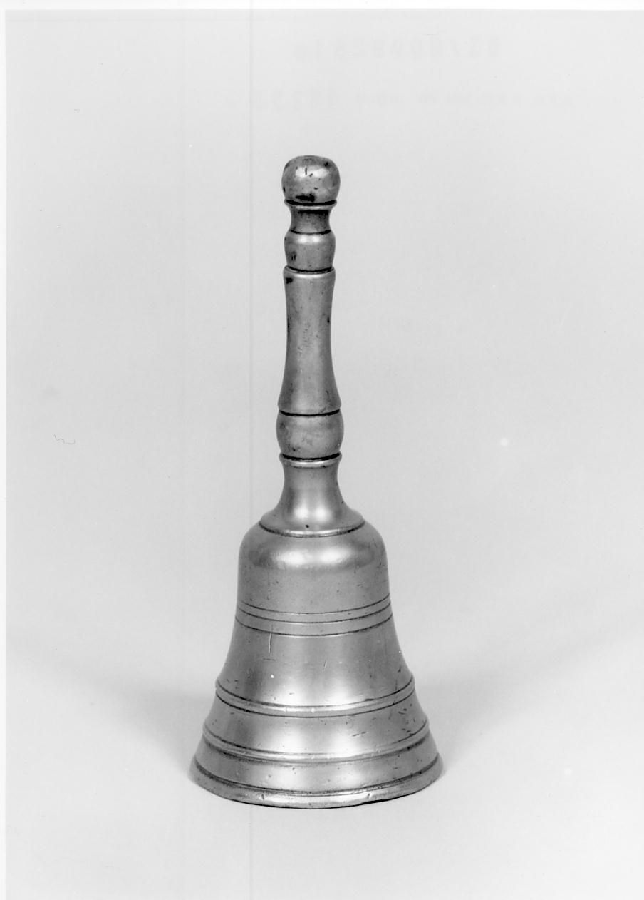 campanello d'altare, opera isolata - manifattura lombarda (fine/inizio secc. XIX/ XX)