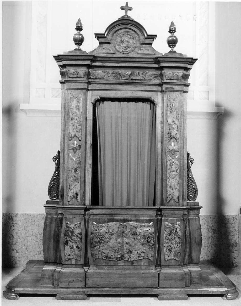 confessionale, opera isolata - manifattura cremonese (ultimo quarto sec. XIX)