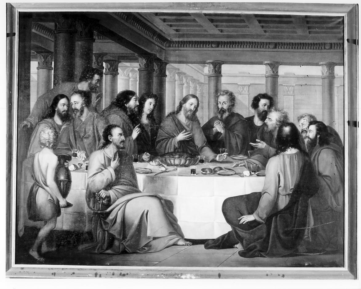 ultima cena (dipinto, opera isolata) - ambito cremonese (prima metà sec. XIX)