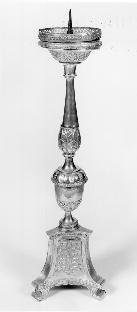 candelabro, serie - ambito cremonese (prima metà sec. XIX)